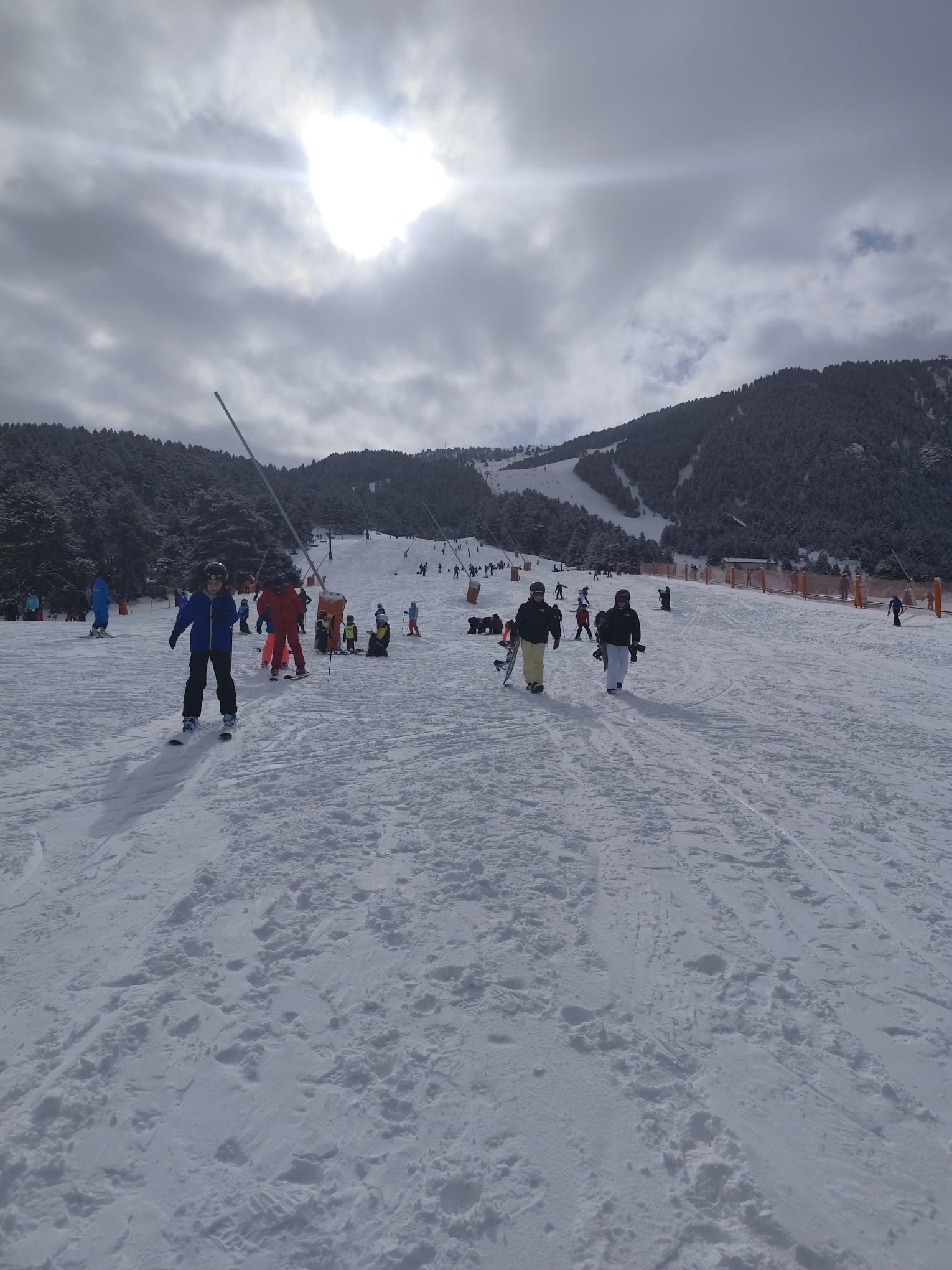 Esqui en Pista llarga